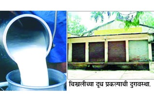 बुलढाण्यात कोटय़वधींच्या दुग्ध प्रकल्पाचे तीन तेरा