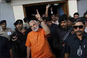 गुजरात विधानसभा निवडणुक: नरेंद्र मोदी विजयी, पुन्हा मुख्यमंत्री होणार तर हिमाचलप्रदेशमध्ये काँग्रेसची सत्ता