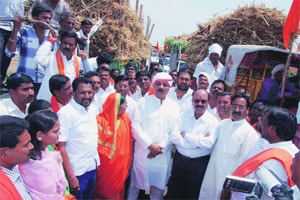 शिवसेनेतर्फे दुष्काळी भागात कडब्याच्या ३० हजार पेंढय़ा