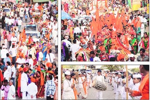 गुढी उभारून दुष्काळग्रस्तांचे पावसाला साकडे!