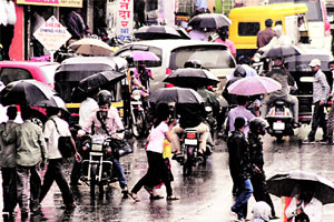 पावसाची संततधार पावसाची संततधार