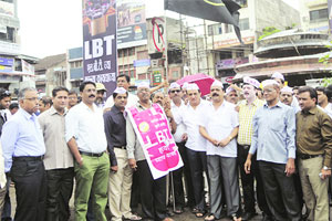 स्थानिक संस्था कर विरोधातील ‘बंद’ला संमिश्र प्रतिसाद