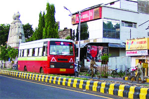 अमरावती शहर बससेवेला कमी फेऱ्यांचे ग्रहण