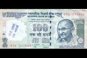 शंभराच्या नोटांवर ‘मोदी लाओ देश बचाओ’चा शिक्का! शंभराच्या नोटांवर ‘मोदी लाओ देश बचाओ’चा शिक्का!