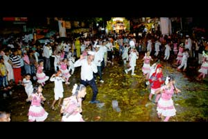 वरुणराजाच्या हजेरीने पंढरपूरमध्ये विसर्जन