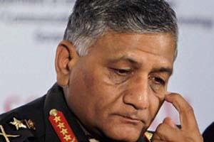 काश्मीरमधील मंत्र्यांना दिलेले पैस लाच नाही – व्ही. के. सिंग