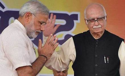 मोदींचे नाव जाहीर करण्यावर भाजप ठाम; अडवाणीचा विरोध झुगारण्याची तयारी