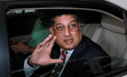 एन. श्रीनिवासन यांचा माफीनामा