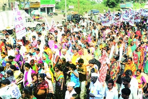 भटक्या व विमुक्त जाती संघाचा मोर्चा