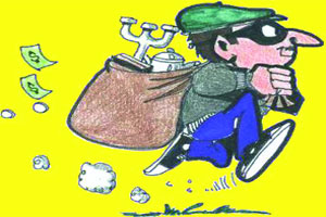 सांगोल्याजवळ चोरटय़ांनी सराफावर हल्ला करून लुटले