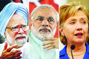 नव्या वर्षांत मोदी, मनमोहन, हिलरी वाचकांच्या भेटीला