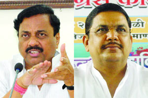 रायगडात तटकरे आणि जगतापांचे मनोमीलन रायगडात तटकरे आणि जगतापांचे मनोमीलन