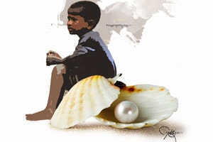 मोती अन् शिंपला