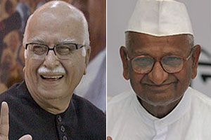 BLOG : अडवाणी आणि अण्णा BLOG : अडवाणी आणि अण्णा