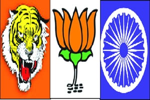 खा. लोखंडे यांच्या पहिल्याच दौ-यावर महायुतीचा बहिष्कार खा. लोखंडे यांच्या पहिल्याच दौ-यावर महायुतीचा बहिष्कार