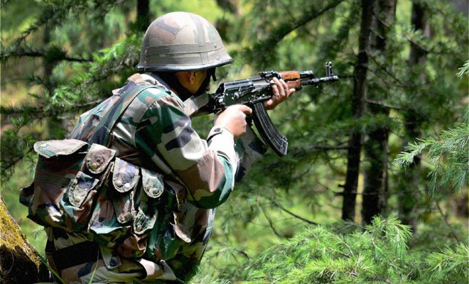 लष्कराशी चकमकीत अतिरेकी ठार लष्कराशी चकमकीत अतिरेकी ठार