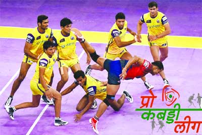पुणेरी पलटणची विजयाची बोहनी पुणेरी पलटणची विजयाची बोहनी