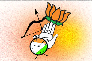 सेना, भाजप, काँग्रेस व राष्ट्रवादीची कसरत