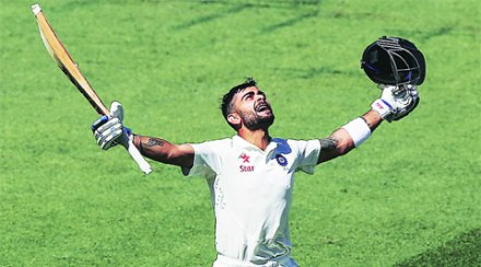 कोहली क्रमवारीत अव्वल वीसमध्ये