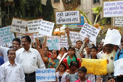ख्रिस्ती समाजाचा पालिकेवर मोर्चा ख्रिस्ती समाजाचा पालिकेवर मोर्चा