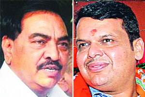 खडसेंच्या वक्तव्यावरून मुख्यमंत्री लक्ष्य खडसेंच्या वक्तव्यावरून मुख्यमंत्री लक्ष्य