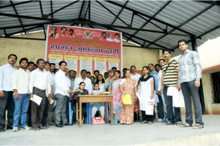 कोथरूडच्या शिवसेनेतर्फे शासन आपल्या दारी उपक्रम