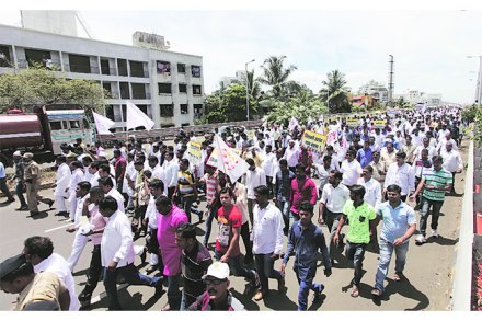 अब की बार सिडको हद्दपार; प्रकल्पग्रस्तांचा एल्गार