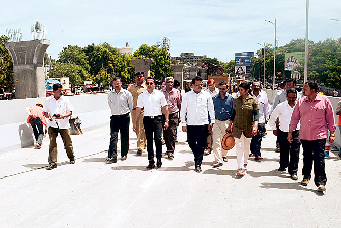 उड्डाणपुलाचे आज अधिकृत उद्घाटन