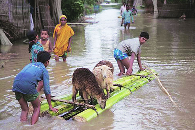 आसाममधील पूरस्थिती गंभीर