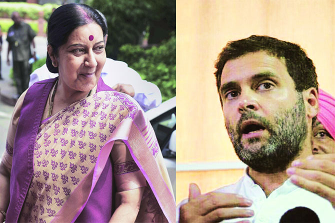 सुषमा-राहुल सवाल जवाब!