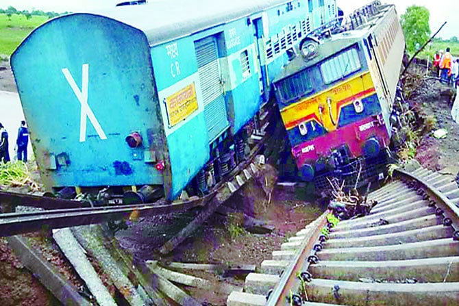 रेल्वे अपघाताचा संग्रहित फोटो रेल्वे अपघाताचा संग्रहित फोटो