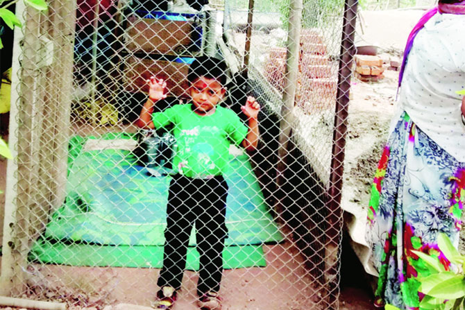 बिबटय़ाच्या हल्ल्यांमुळे बालकांभोवती संरक्षक जाळे बिबटय़ाच्या हल्ल्यांमुळे बालकांभोवती संरक्षक जाळे