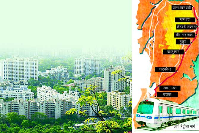 ठाणेकरांना मेट्रो भेट..! ठाणेकरांना मेट्रो भेट..!