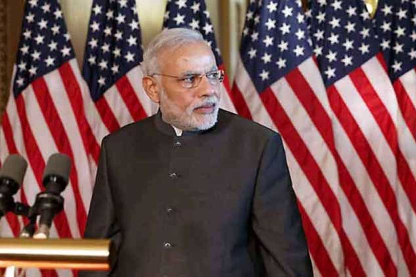 मोदींच्या अमेरिका दौऱ्याला विरोध करण्यावरून वाद