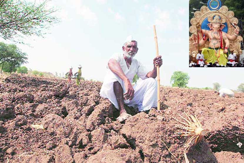 गणपतीपुढील पैसे दुष्काळग्रस्तांना! गणपतीपुढील पैसे दुष्काळग्रस्तांना!