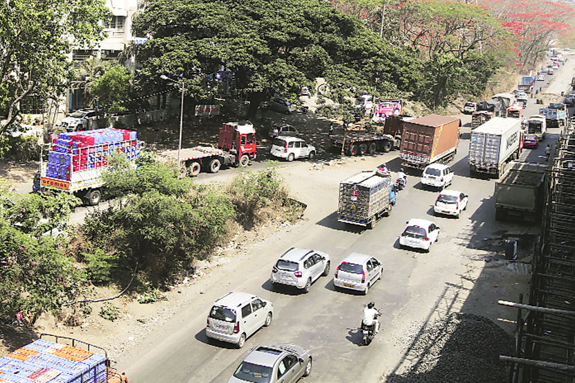 जड वाहनांमुळे उरण पूर्व विभागातही वाहतूक कोंडी