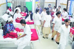 प्रशिक्षणार्थी परिचारिकेचा मृत्यू; विद्यार्थिनींचा रुग्णालयात गोंधळ