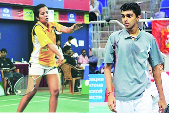 बॅडमिंटन : हर्षिल, मुद्रा अजिंक्य