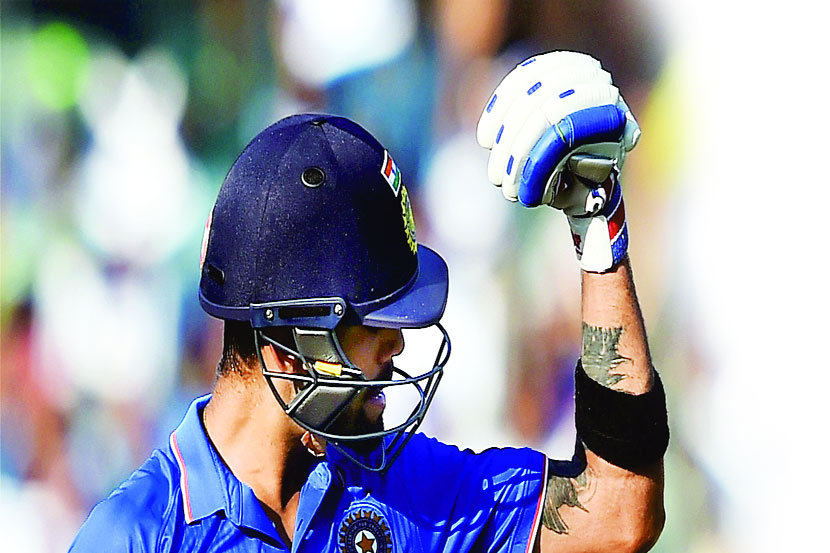 भारताचे दुसरे स्थान कायम कोहलीची आगेकूच