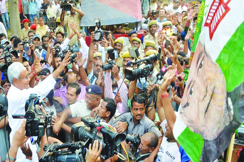 नितीशकुमार यांच्या शपथविधीची जय्यत तयारी