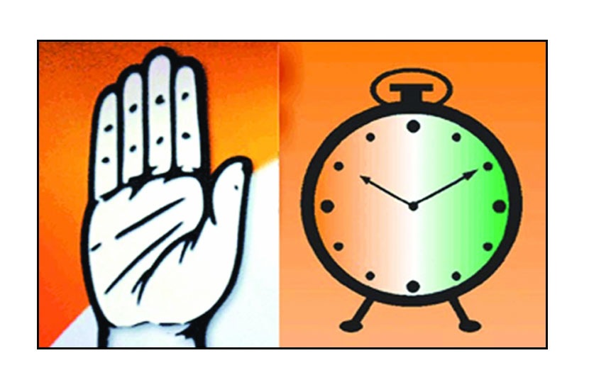 जिल्ह्यातील नगर पंचायतीच्या निवडणुकीत सत्ताधारी भाजप व शिवसेनेने स्वतंत्रपणे मैदानात उतरूनही काँग्रेस व राष्ट्रवादीला हादरे दिले.