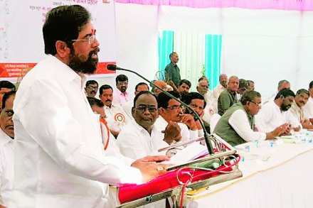 राज्यस्तरीय मुख्याध्यापक संघ महामंडळाच्या अधिवेशनामध्ये पालकमंत्री एकनाथ शिंदे बोलत होते.
