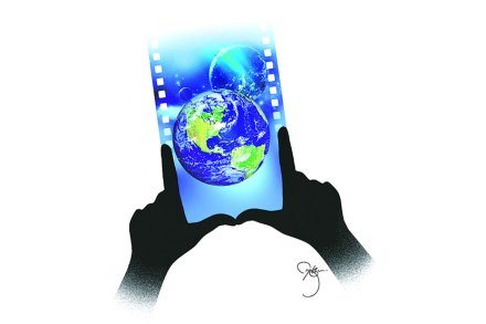 ‘‘तू आतापर्यंत चार ब्लॉकबस्टर्स दिलेस, होय ना?’’ तिने आपलं संपर्कयंत्र उघडत विचारलं. 