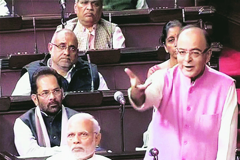 हिटलरच्या आडून जेटलींचे काँग्रेसवर वाग्बाण