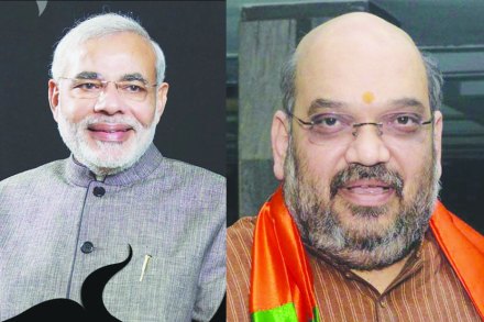 पंतप्रधान व स्टार प्रचारक नरेंद्र मोदी व पक्षाध्यक्ष अमित शहा पंतप्रधान व स्टार प्रचारक नरेंद्र मोदी व पक्षाध्यक्ष अमित शहा