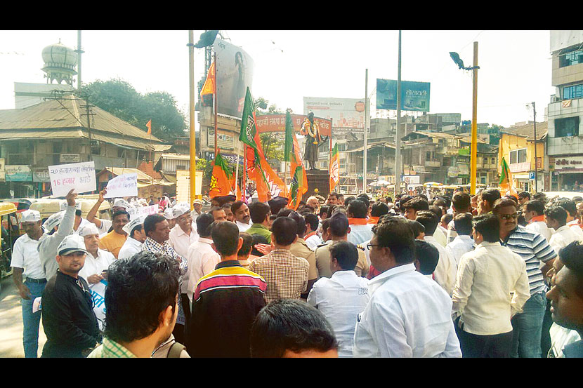भाजप-आप कार्यकर्त्यांमध्ये कोल्हापुरात वाद