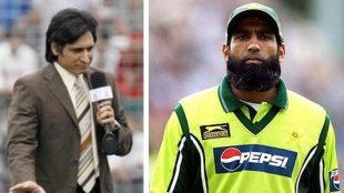 Mohammad Yousuf,Ramiz Raja,पाकिस्तानचे माजी क्रिकेटपटू हमरीतुमरीवर,Mohammad Yousuf , pcb, Ramiz Raja , Pakistan cricekt team, Pakistan media, Social media, Viral news, Loksatta, Loksatta news, Marathi, Marathi news