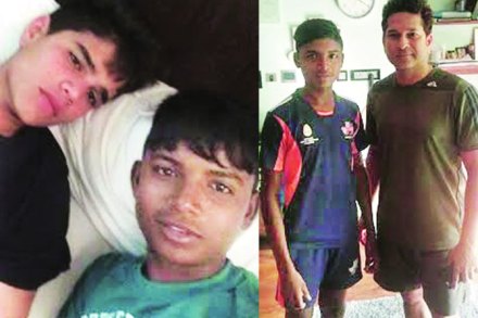 रिक्षाचालकाचा मुलगा तेंडुलकरचा पाहुणा!