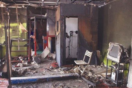  मुस्लीम व्हिडिओ छायाचित्रकाराचा स्टुडिओ त्याने मुस्लिमांमधील पडदा पद्धतीला विरोध करणारा संदेश व्हॉट्सअॅपवर टाकल्याने जाळून टाकण्यात आला