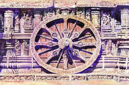 जलरंगातील स्थापत्याविष्कार!